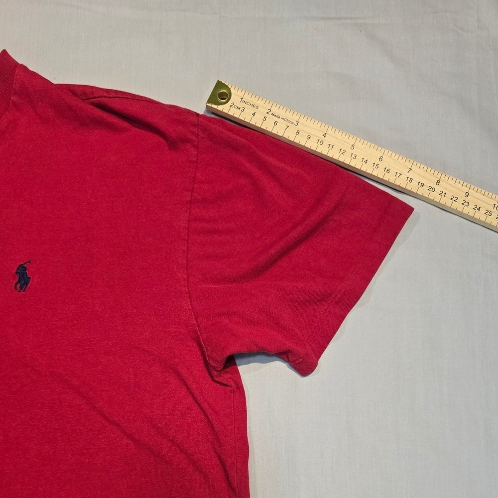Polo Ralph Lauren V-Neck T-Shirt Bundle 4 Mens (3)L & (1)M Cotton Classic Logo - Picture 11 of 16